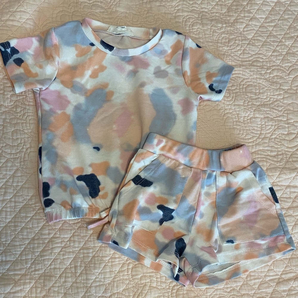 Jessica Simpson Kids Two-Piece Set - Peach, Blue, Pink, Navy